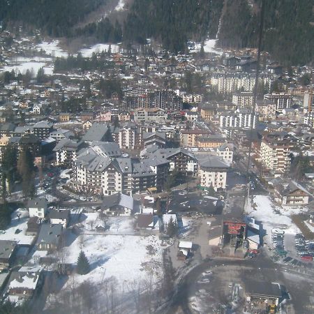Appartement T2 Chamonix Centre Balcon Vue Mont Blanc Exteriör bild