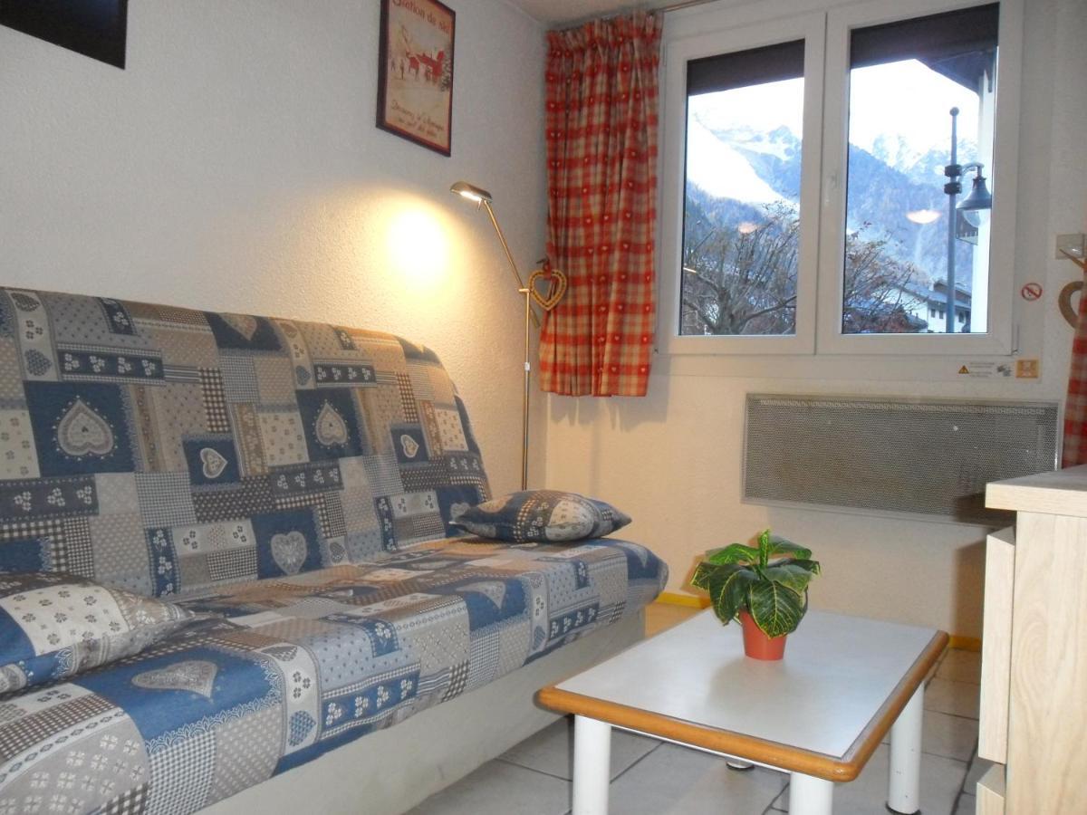 Appartement T2 Chamonix Centre Balcon Vue Mont Blanc Exteriör bild