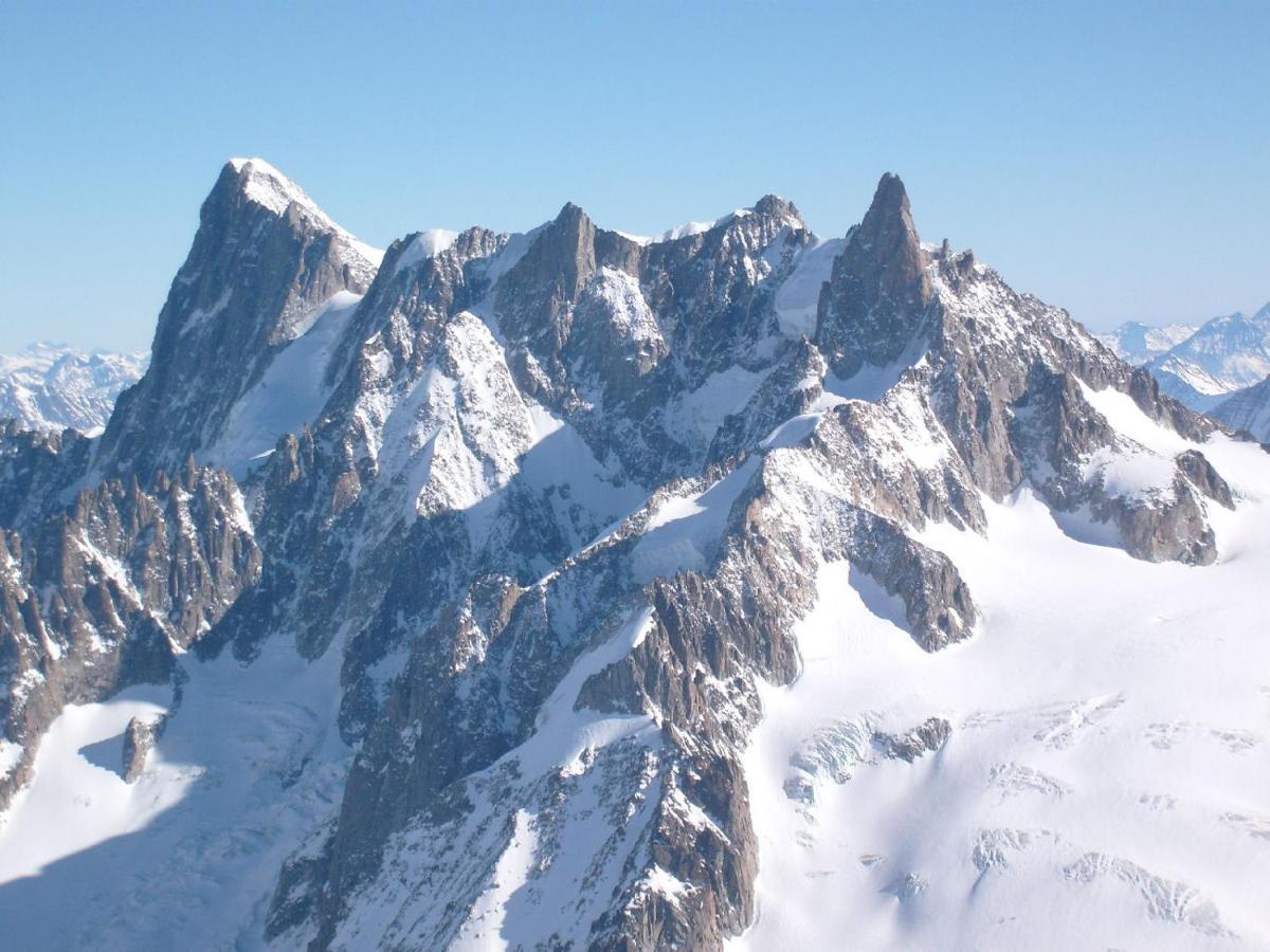 Appartement T2 Chamonix Centre Balcon Vue Mont Blanc Exteriör bild